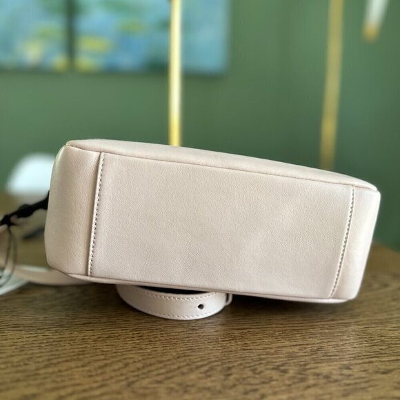 NWT! Furla Iris Logo Patch Crossbody Bag -Pink - Picture 8 of 9